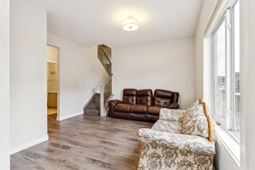 118 Saddlestone Park Ne, Calgary, AB - Indoor Photo Showing Living Room