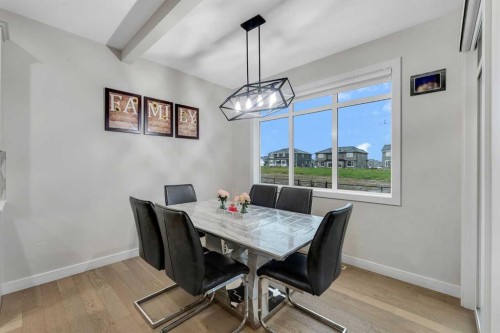 110 Waterford Road, Chestermere, AB - Indoor Photo Showing Dining Room