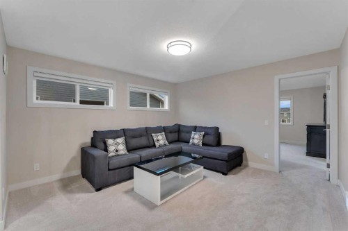 110 Waterford Road, Chestermere, AB - Indoor Photo Showing Living Room