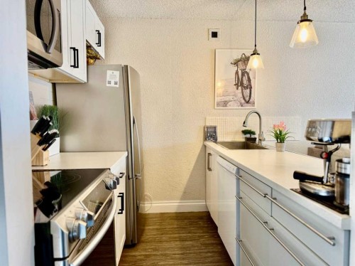 511-221 6 Avenue Se, Calgary, AB - Indoor Photo Showing Kitchen With Upgraded Kitchen