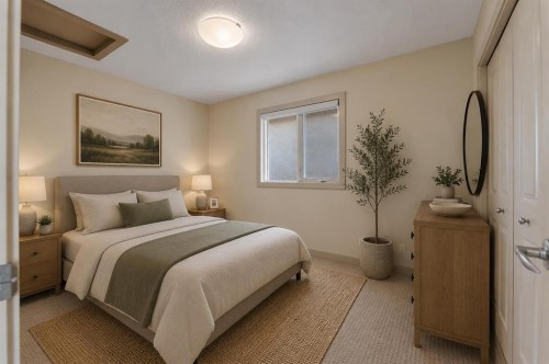 273 Everglade Circle Sw, Calgary, AB - Indoor Photo Showing Bedroom