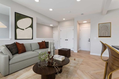 123 148 Avenue Nw, Calgary, AB - Indoor Photo Showing Living Room