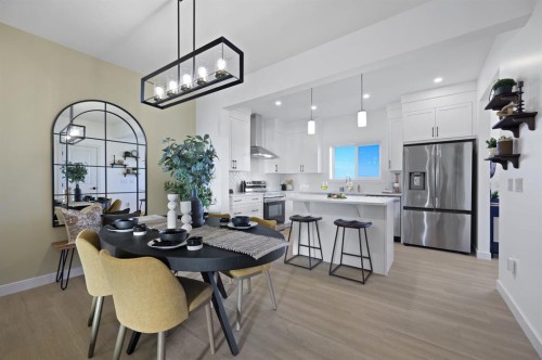 1742 Keystone Creek Avenue, Calgary, AB - Indoor Photo Showing Dining Room