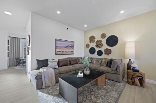 1742 Keystone Creek Avenue, Calgary, AB - Indoor Photo Showing Living Room