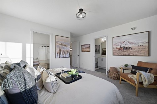 1742 Keystone Creek Avenue, Calgary, AB - Indoor Photo Showing Living Room