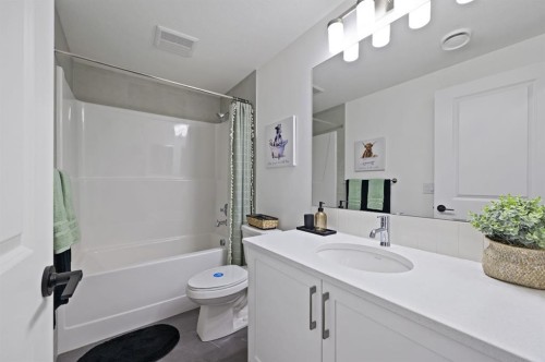 1742 Keystone Creek Avenue, Calgary, AB - Indoor Photo Showing Bathroom