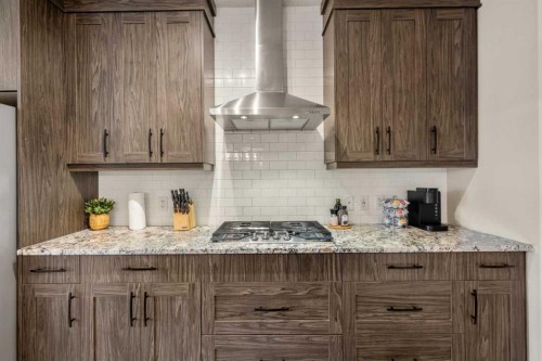 166 Howse Common Ne, Calgary, AB - Indoor Photo Showing Kitchen With Upgraded Kitchen