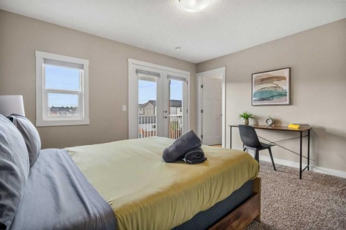 166 Howse Common Ne, Calgary, AB - Indoor Photo Showing Bedroom
