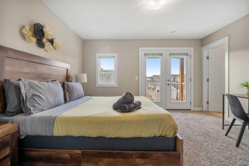 166 Howse Common Ne, Calgary, AB - Indoor Photo Showing Bedroom