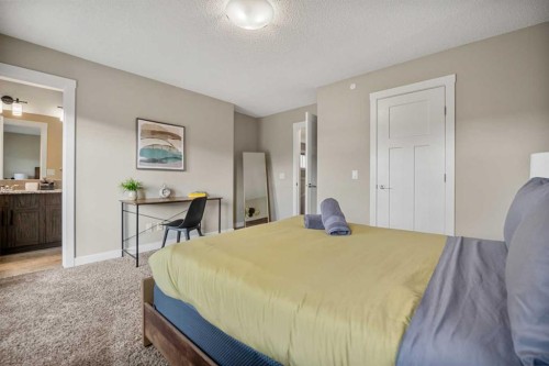 166 Howse Common Ne, Calgary, AB - Indoor Photo Showing Bedroom
