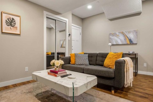 166 Howse Common Ne, Calgary, AB - Indoor Photo Showing Living Room