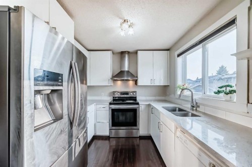 11 Martinwood Road Ne, Calgary, AB - Indoor Photo Showing Kitchen With Double Sink With Upgraded Kitchen