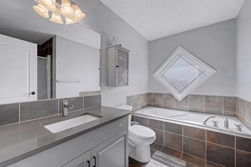 644 Luxstone Landing Sw, Airdrie, AB - Indoor Photo Showing Bathroom