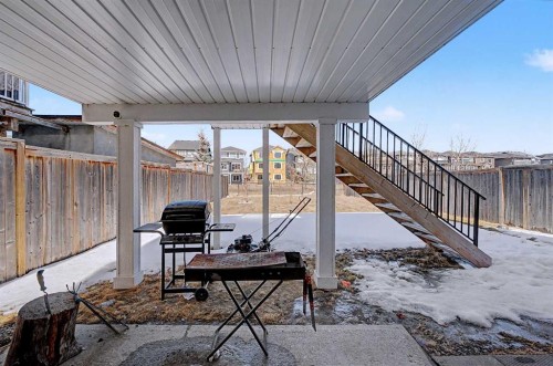 644 Luxstone Landing Sw, Airdrie, AB - Outdoor With Deck Patio Veranda With Exterior