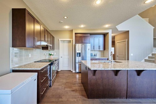 109 Sherwood Road Nw, Calgary, AB - Indoor Photo Showing Kitchen With Upgraded Kitchen