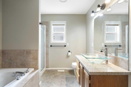 57 Thornfield Close Se, Airdrie, AB - Indoor Photo Showing Bathroom