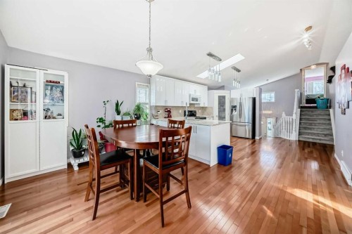 44 Canoe Square Sw, Airdrie, AB - Indoor Photo Showing Dining Room