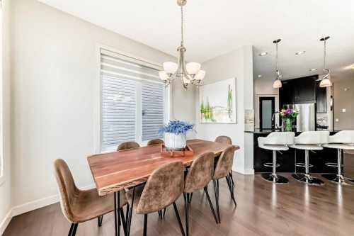 70 Sage Berry Way Nw, Calgary, AB - Indoor Photo Showing Dining Room