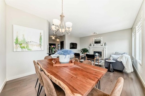 70 Sage Berry Way Nw, Calgary, AB - Indoor Photo Showing Other Room With Fireplace