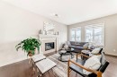70 Sage Berry Way Nw, Calgary, AB  - Indoor Photo Showing Living Room With Fireplace 