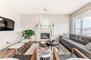 70 Sage Berry Way Nw, Calgary, AB  - Indoor Photo Showing Living Room With Fireplace 