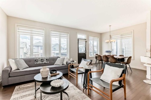 70 Sage Berry Way Nw, Calgary, AB - Indoor Photo Showing Living Room