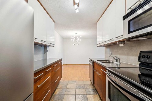 357-1620 8 Avenue Nw, Calgary, AB - Indoor Photo Showing Kitchen