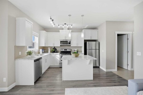 556 Redstone View Ne, Calgary, AB - Indoor Photo Showing Kitchen With Stainless Steel Kitchen With Upgraded Kitchen