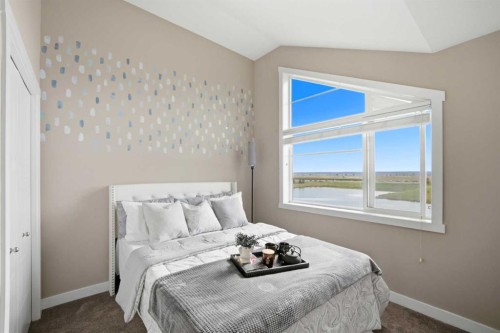 556 Redstone View Ne, Calgary, AB - Indoor Photo Showing Bedroom