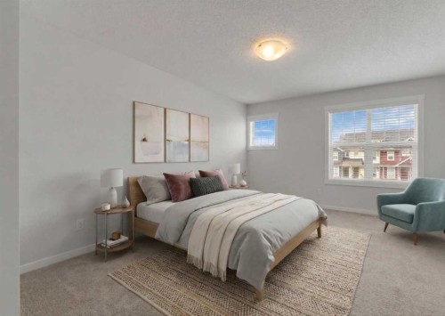 616 Cranford Mews Se, Calgary, AB - Indoor Photo Showing Bedroom