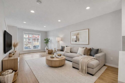 616 Cranford Mews Se, Calgary, AB - Indoor Photo Showing Living Room
