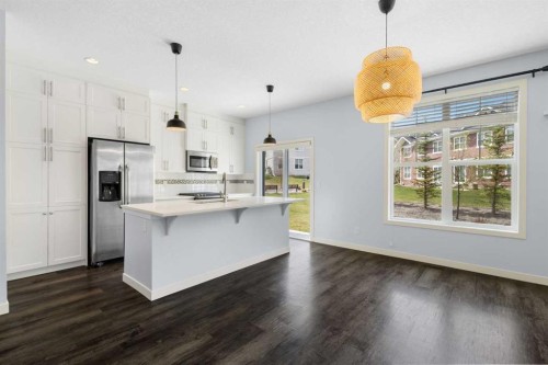 1908-881 Sage Valley Boulevard Nw, Calgary, AB - Indoor Photo Showing Kitchen With Upgraded Kitchen