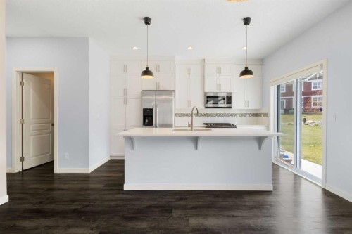 1908-881 Sage Valley Boulevard Nw, Calgary, AB - Indoor Photo Showing Kitchen With Upgraded Kitchen