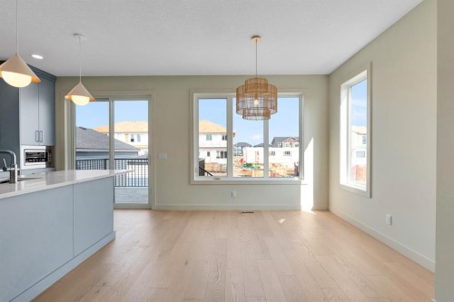 96 Fireside Common, Cochrane, AB - Indoor Photo Showing Kitchen
