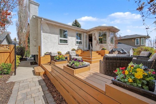7 Straddock Crescent Sw, Calgary, AB - Outdoor With Deck Patio Veranda