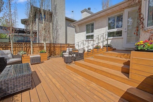7 Straddock Crescent Sw, Calgary, AB - Outdoor With Deck Patio Veranda