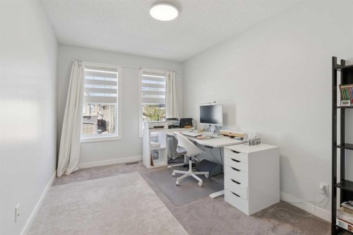 52 Mahogany Way Se, Calgary, AB - Indoor Photo Showing Office
