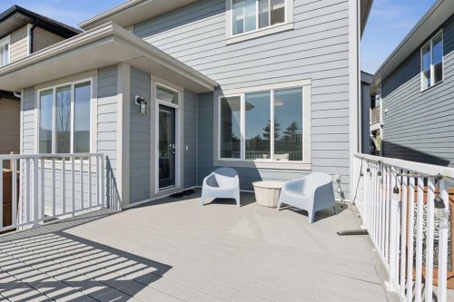 52 Mahogany Way Se, Calgary, AB - Outdoor With Deck Patio Veranda With Exterior