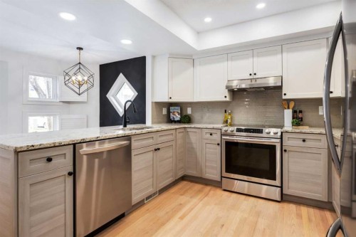 81 Inglewood Point Se, Calgary, AB - Indoor Photo Showing Kitchen With Stainless Steel Kitchen With Upgraded Kitchen
