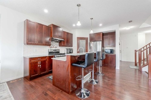 482 Skyview Ranch Way Ne, Calgary, AB - Indoor Photo Showing Kitchen With Upgraded Kitchen