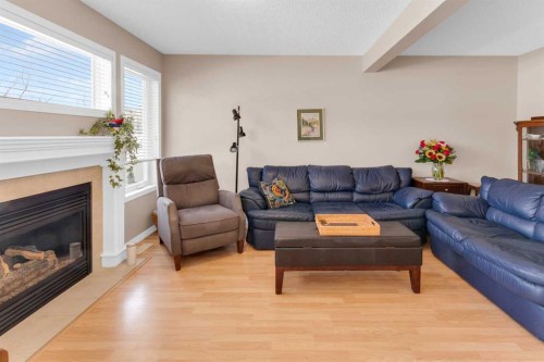 27 Royal Birch Mount Nw, Calgary, AB - Indoor Photo Showing Living Room With Fireplace