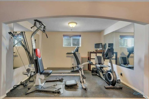 101 Valley Creek Place Nw, Calgary, AB - Indoor Photo Showing Gym Room