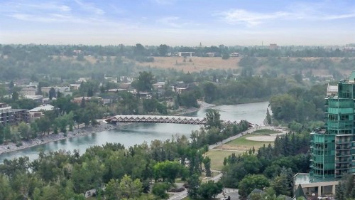 1607-910 5 Avenue Sw, Calgary, AB - Outdoor With Body Of Water With View