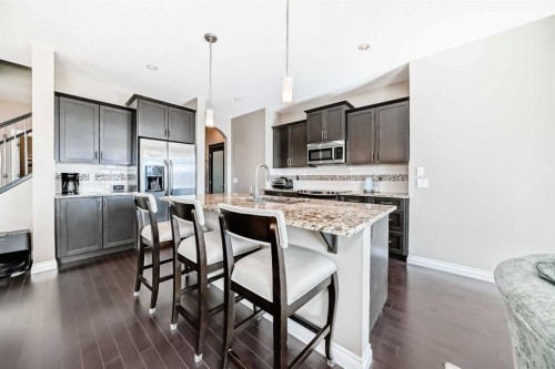 46 Nolanfield Road Nw, Calgary, AB - Indoor Photo Showing Kitchen With Stainless Steel Kitchen With Upgraded Kitchen