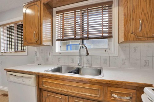 336 Whitworth Way Ne, Calgary, AB - Indoor Photo Showing Kitchen With Double Sink