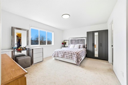 193 Hidden Creek Road Nw, Calgary, AB - Indoor Photo Showing Bedroom