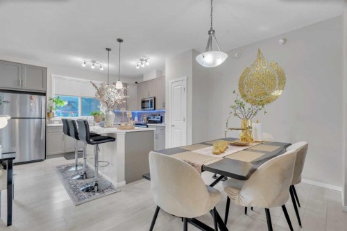 165 Savanna Street Ne, Calgary, AB - Indoor Photo Showing Dining Room