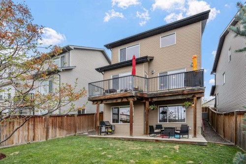 10 Heritage View, Cochrane, AB - Outdoor With Deck Patio Veranda With Exterior
