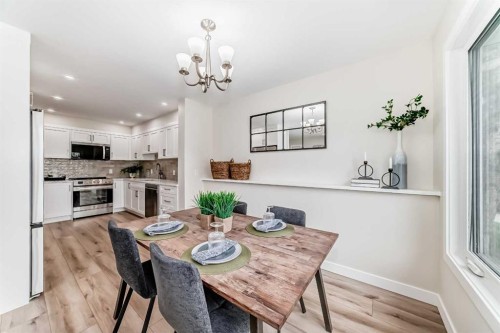 80 Coachway Gardens Sw, Calgary, AB - Indoor Photo Showing Dining Room