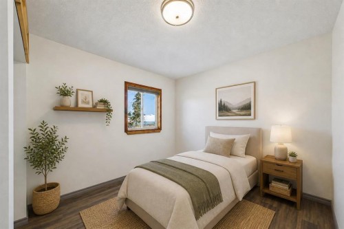 4712 51 Avenue, Alix, AB - Indoor Photo Showing Bedroom